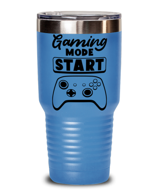 Gaming mode start , light blue Tumbler 30oz. Model 60075