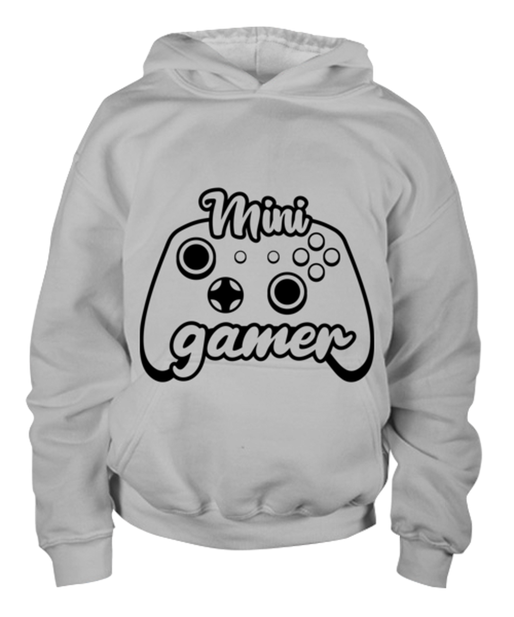 Mini gamer , ash Youth Hoodie. Model 60077