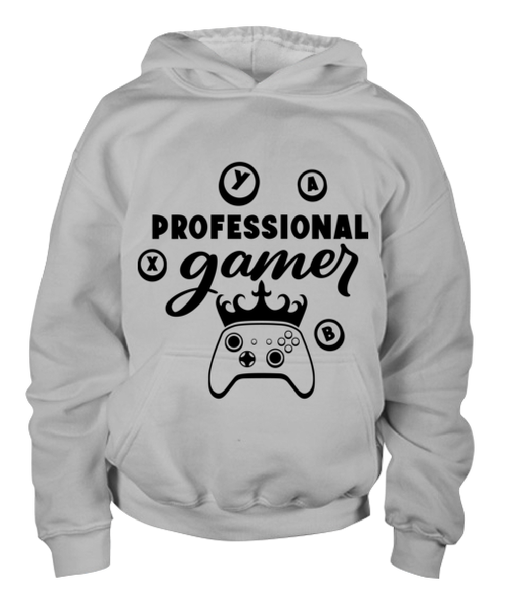 Professional gamer , ash Youth Hoodie. Model 60077