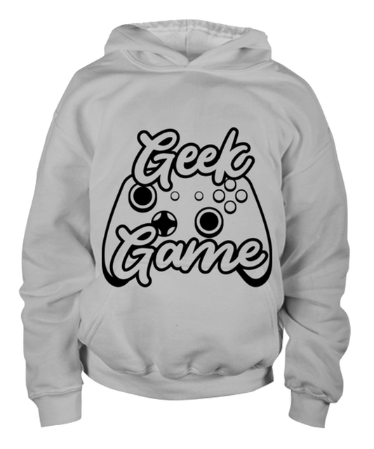 Geek game , ash Youth Hoodie. Model 60077