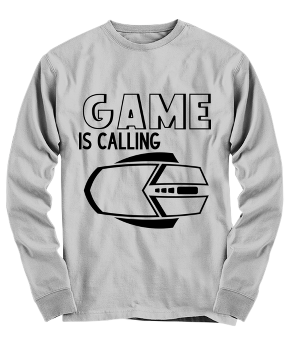 Game is calling , ash Long Sleeve Tee. Model 60077