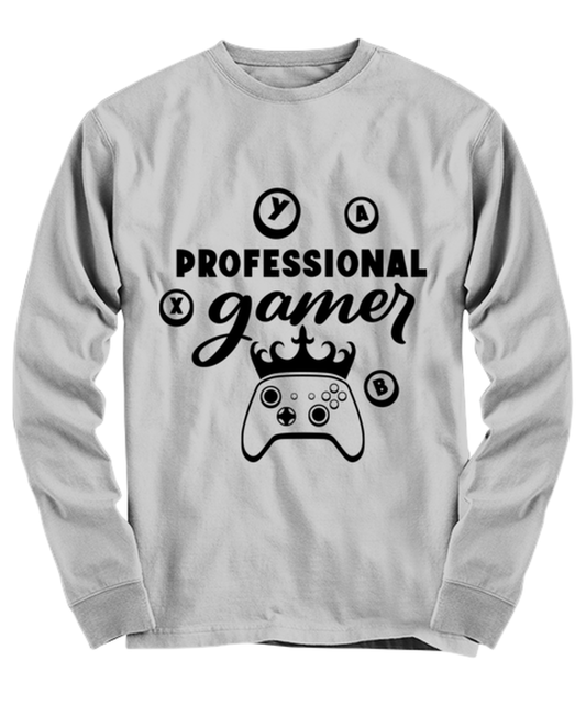 Professional gamer , ash Long Sleeve Tee. Model 60077