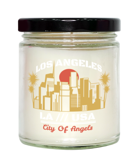 Los Angeles,  Vanilla Candle. Model 60081