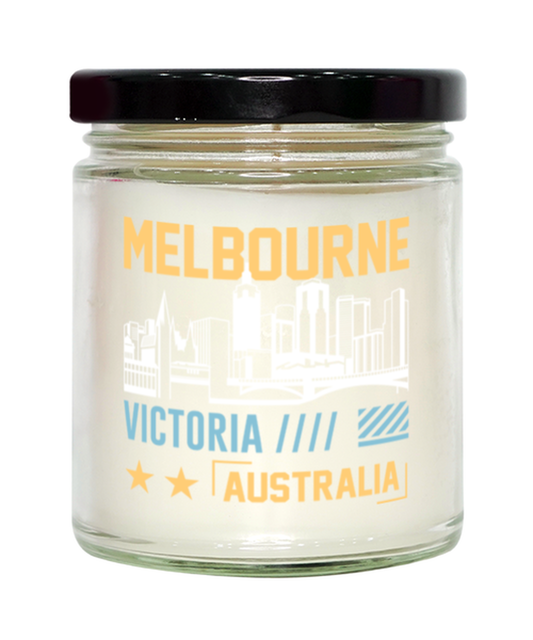 Melbourne,  Vanilla Candle. Model 60081