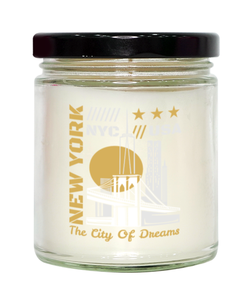 New York,  Vanilla Candle. Model 60081