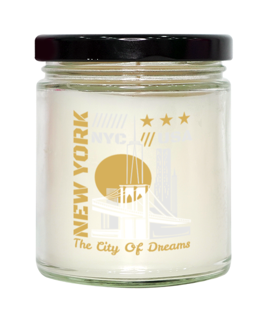 New York,  Vanilla Candle. Model 60081