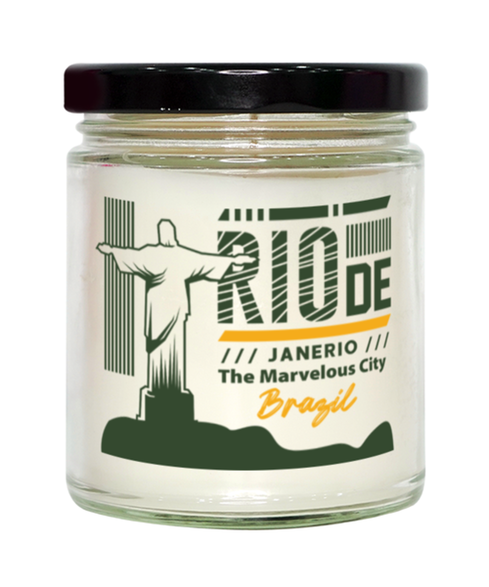 Rio de Janerio,  Vanilla Candle. Model 60081
