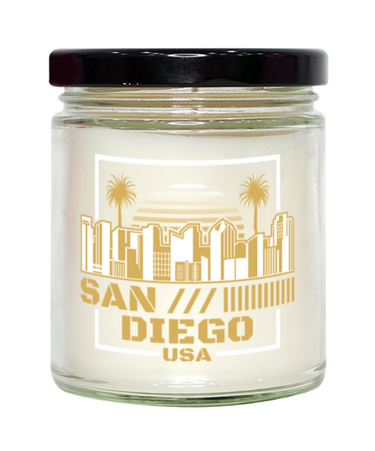 San Diego,  Vanilla Candle. Model 60081