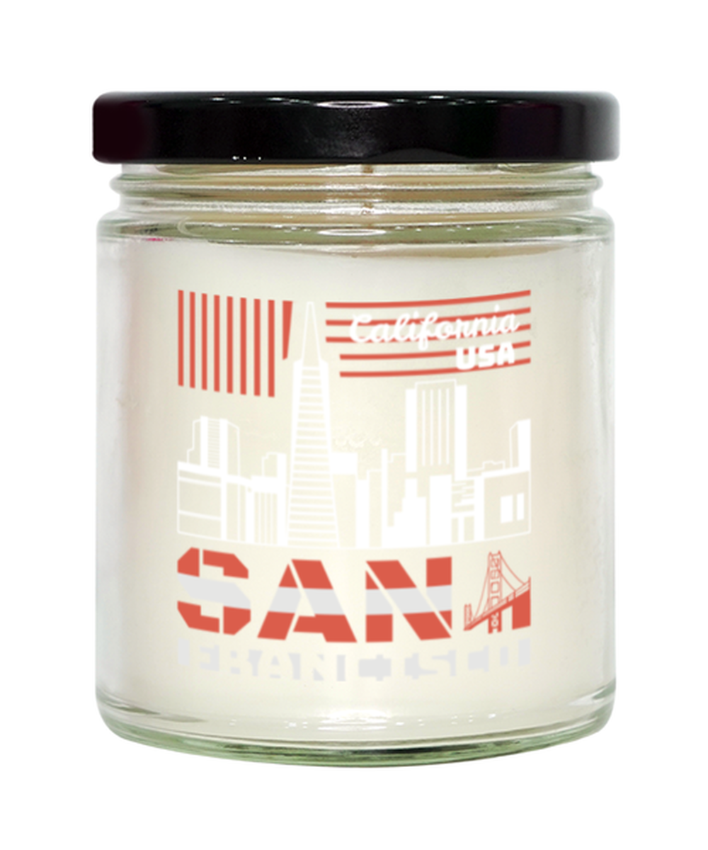 San Francisco,  Vanilla Candle. Model 60081