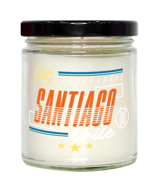 Santiago,  Vanilla Candle. Model 60081
