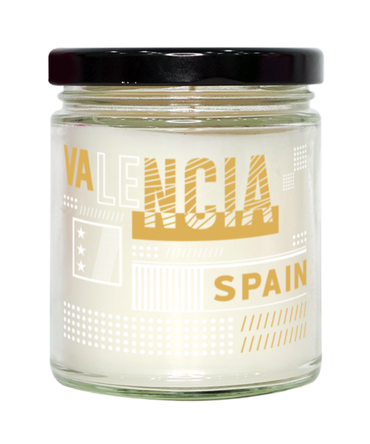 Valencia,  Vanilla Candle. Model 60081