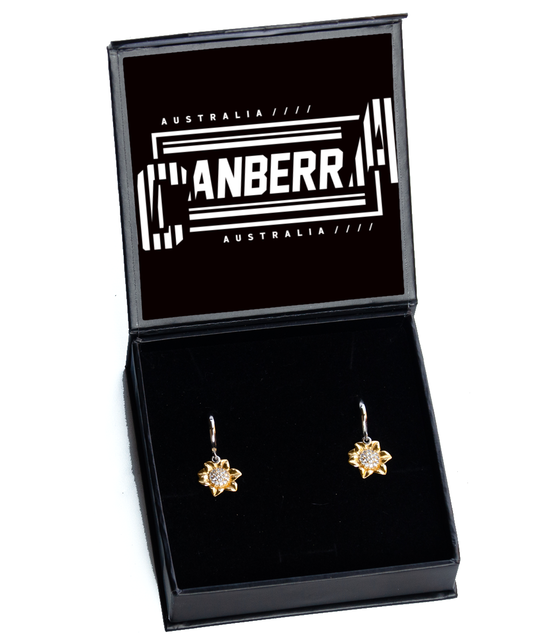 Canberra,  Sunflower Earrings. Model 60083