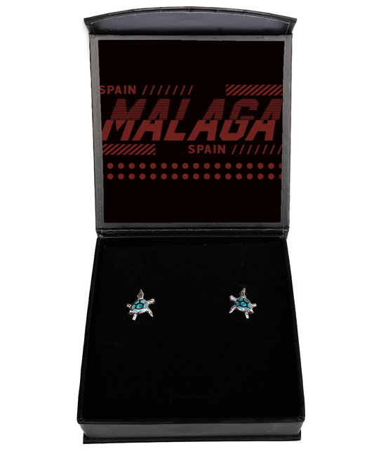 Malaga,  Opal Turtle Earrings. Model 60083