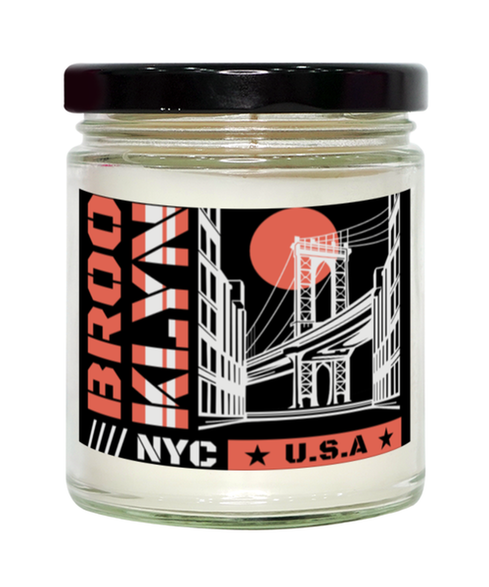 Brooklyn,  Vanilla Candle. Model 60084