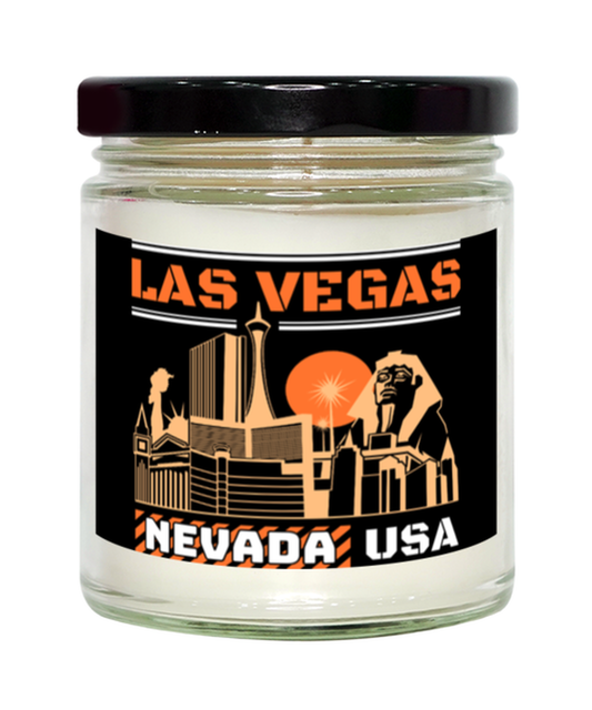 Las Vegas,  Vanilla Candle. Model 60084