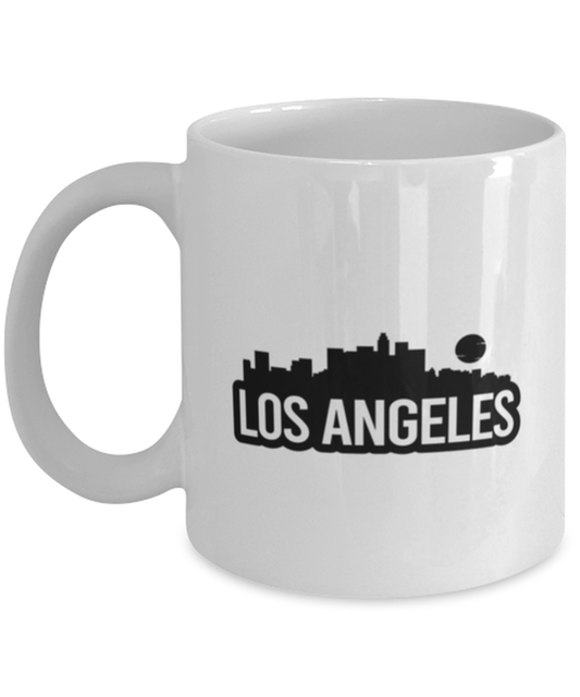 Los Angeles Bold Skyline, white Coffee Mug, Coffee Cup 11oz. Model 60087
