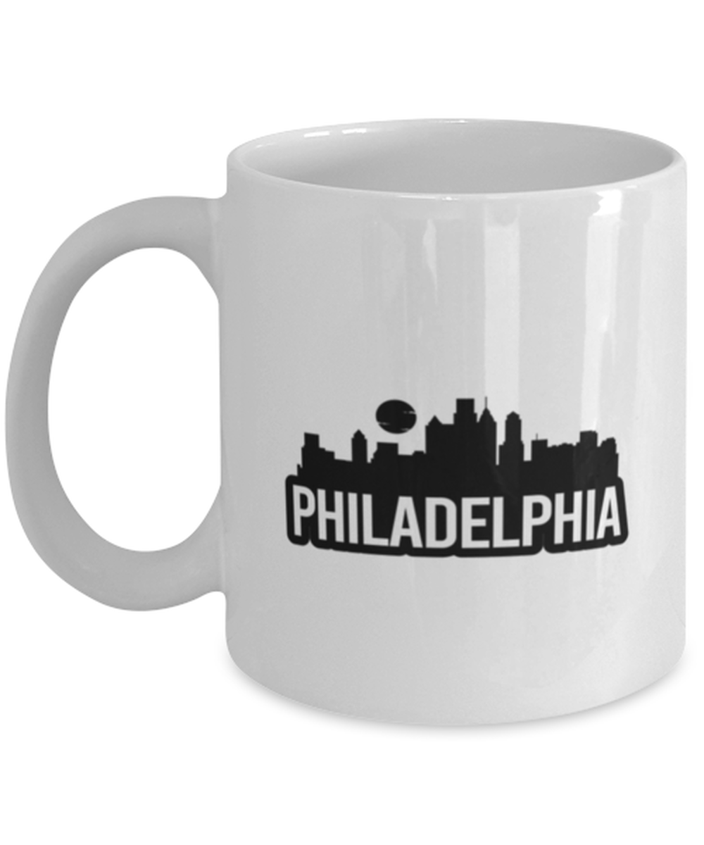 Philadelphia Bold Skyline, white Coffee Mug, Coffee Cup 11oz. Model 60087