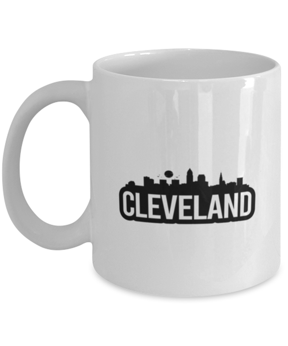 Cleveland Bold Skyline, white Coffee Mug, Coffee Cup 11oz. Model 60087