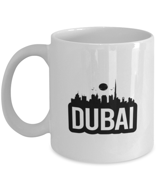 Dubai Bold Skyline, white Coffee Mug, Coffee Cup 11oz. Model 60087