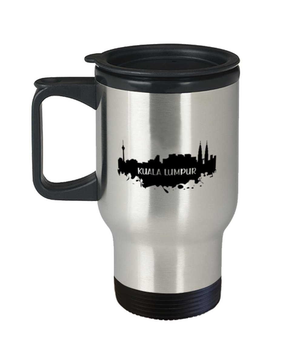 Kuala Lumpur Skyline silhouette,  Travel Mug. Model 60087