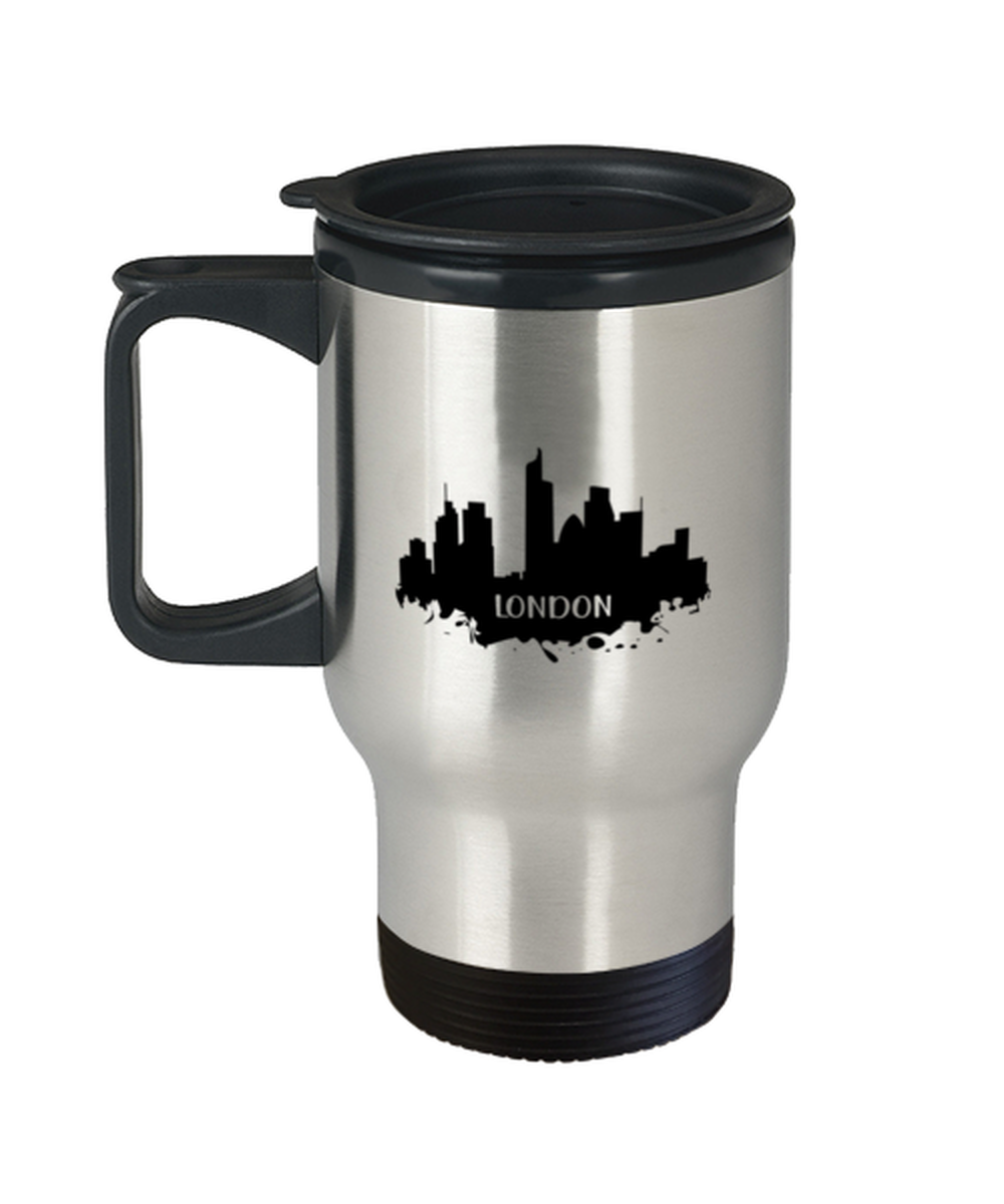 London Skyline silhouette,  Travel Mug. Model 60087
