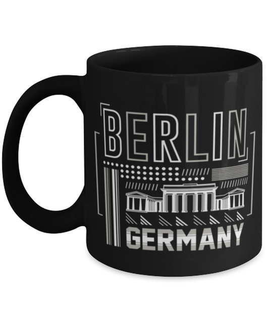 Berlin, black Coffee Mug, Coffee Cup 11oz. Model 60082