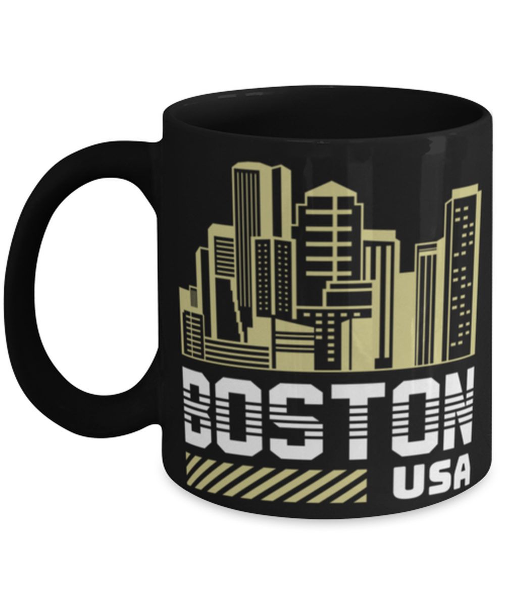 Boston, black Coffee Mug, Coffee Cup 11oz. Model 60082