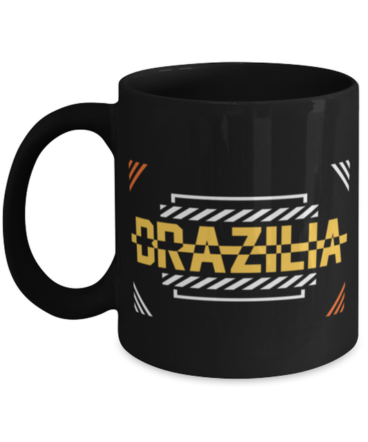 Brazilia, black Coffee Mug, Coffee Cup 11oz. Model 60082