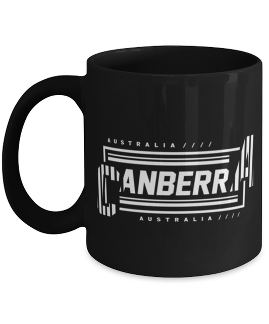 Canberra, black Coffee Mug, Coffee Cup 11oz. Model 60082