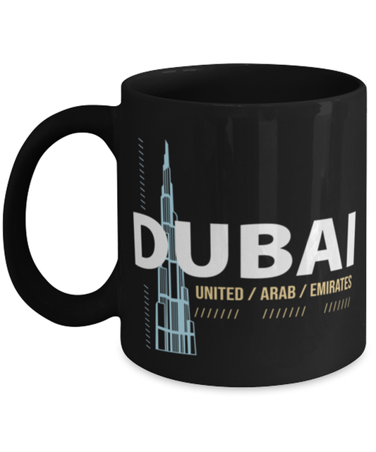 Dubai, black Coffee Mug, Coffee Cup 11oz. Model 60082