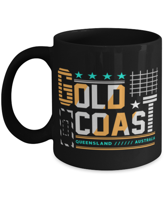 Gold Coast, black Coffee Mug, Coffee Cup 11oz. Model 60082