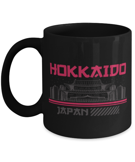 Hokkaido, black Coffee Mug, Coffee Cup 11oz. Model 60082