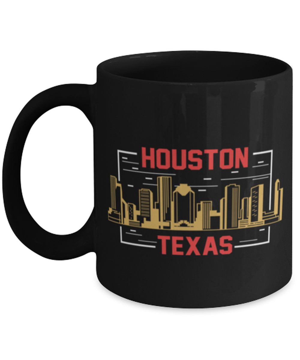 Houston, black Coffee Mug, Coffee Cup 11oz. Model 60082