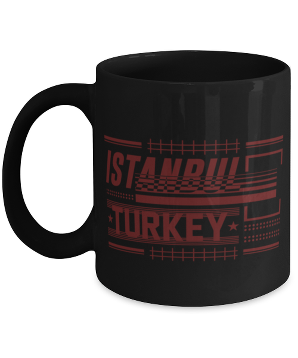 Istanbul, black Coffee Mug, Coffee Cup 11oz. Model 60082