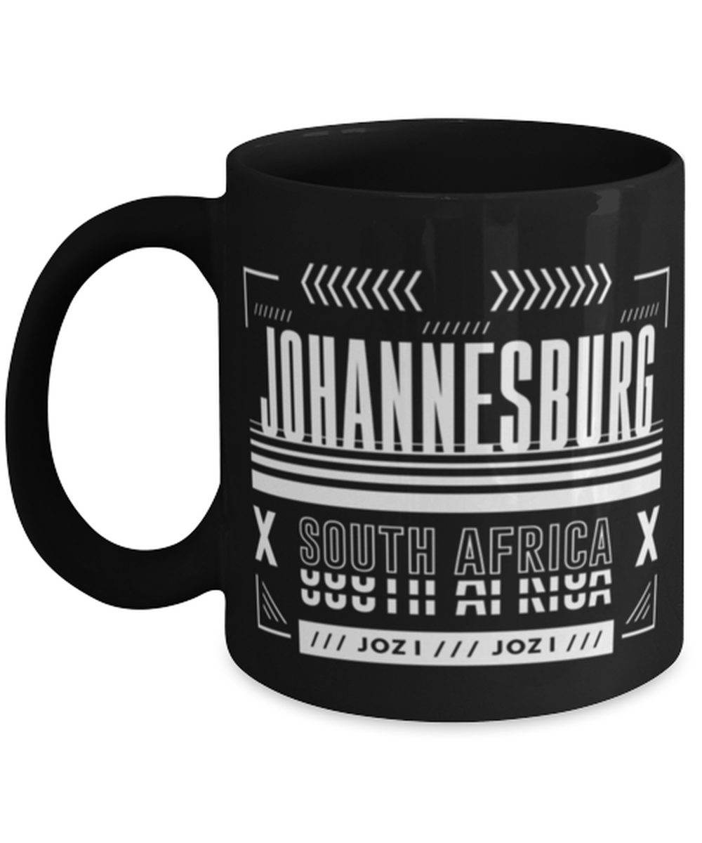 Johannesburg, black Coffee Mug, Coffee Cup 11oz. Model 60082