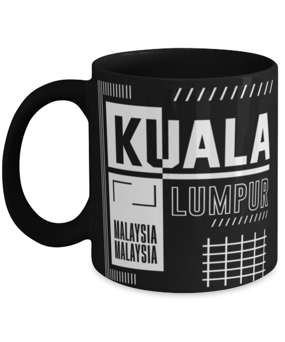Kuala Lumpur, black Coffee Mug, Coffee Cup 11oz. Model 60082
