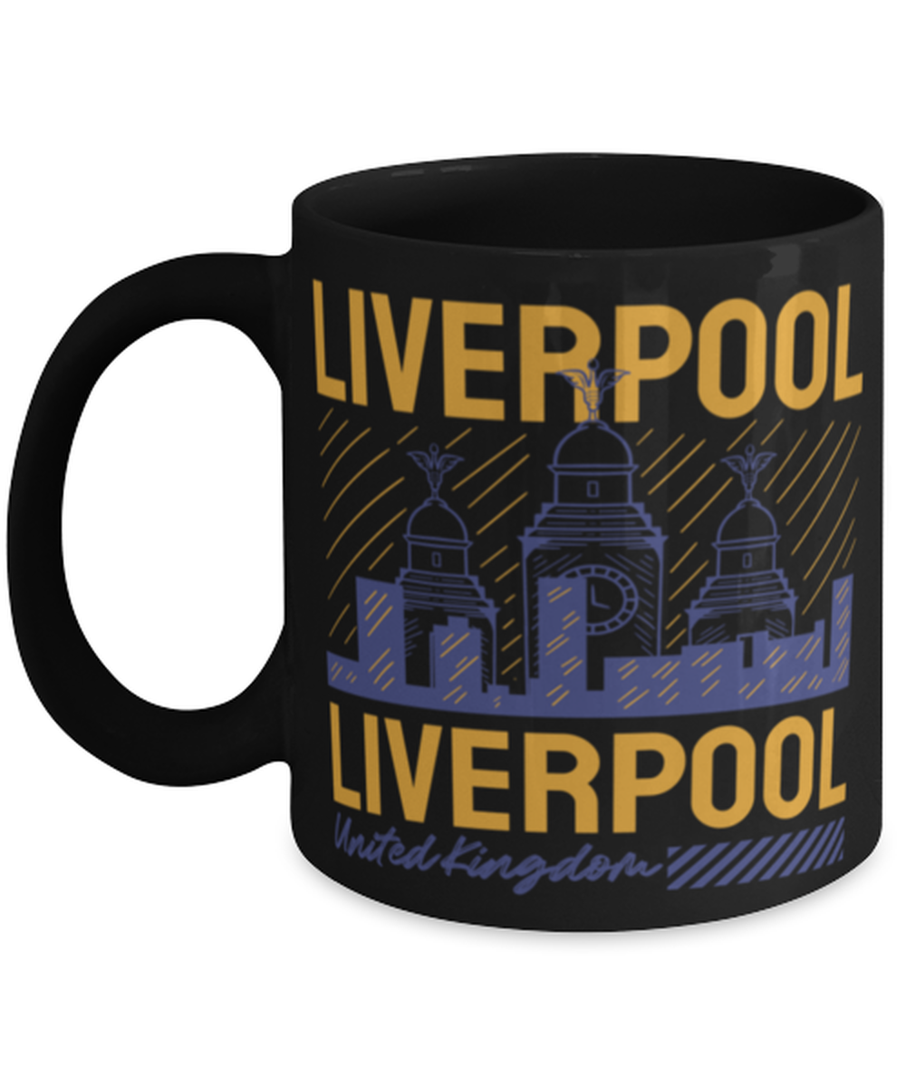 Liverpool, black Coffee Mug, Coffee Cup 11oz. Model 60082