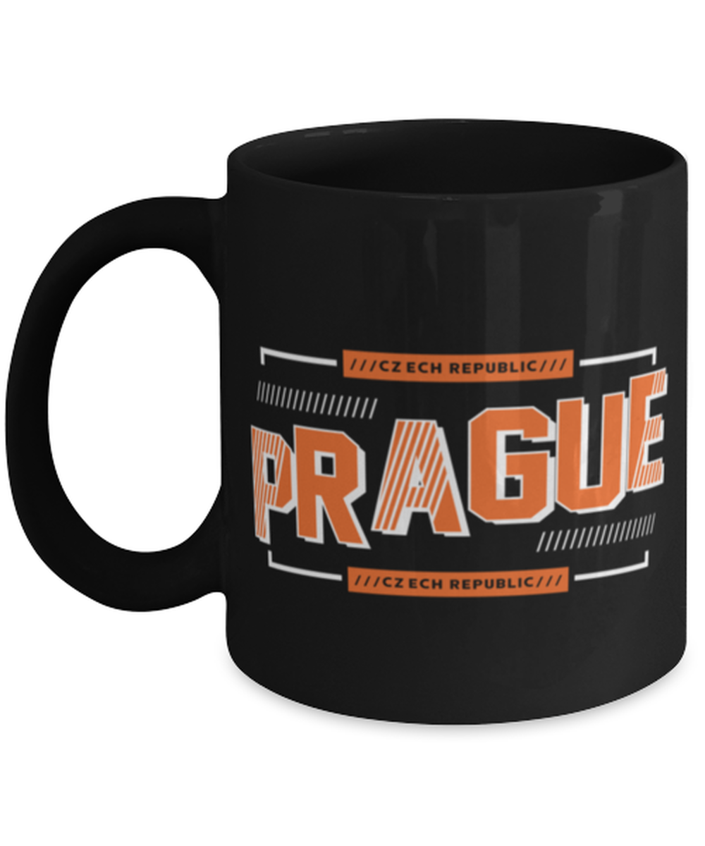 Prague, black Coffee Mug, Coffee Cup 11oz. Model 60082