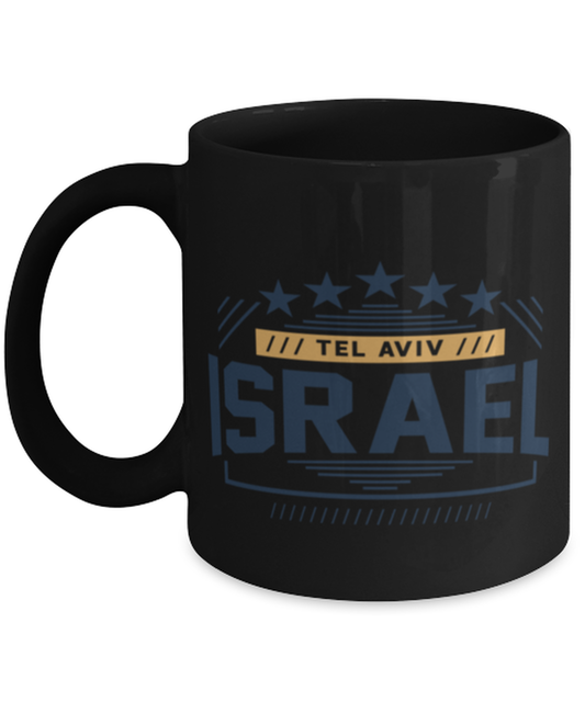 Tel Aviv, black Coffee Mug, Coffee Cup 11oz. Model 60082