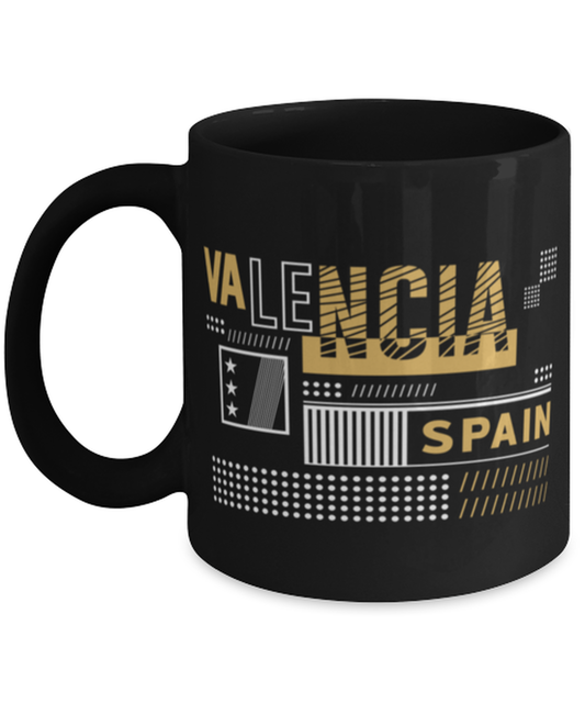 Valencia, black Coffee Mug, Coffee Cup 11oz. Model 60082