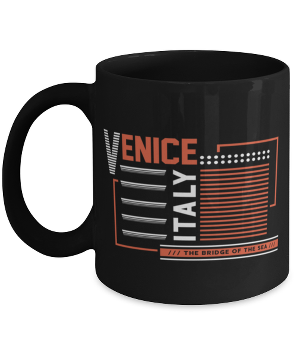 Venice, black Coffee Mug, Coffee Cup 11oz. Model 60082