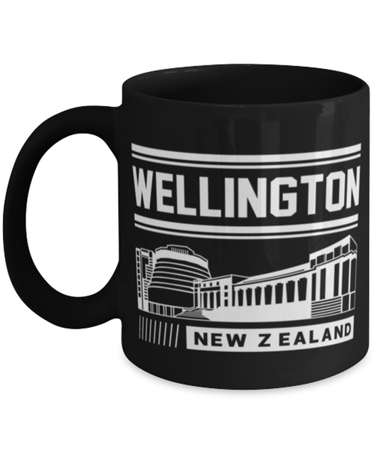 Wellington, black Coffee Mug, Coffee Cup 11oz. Model 60082