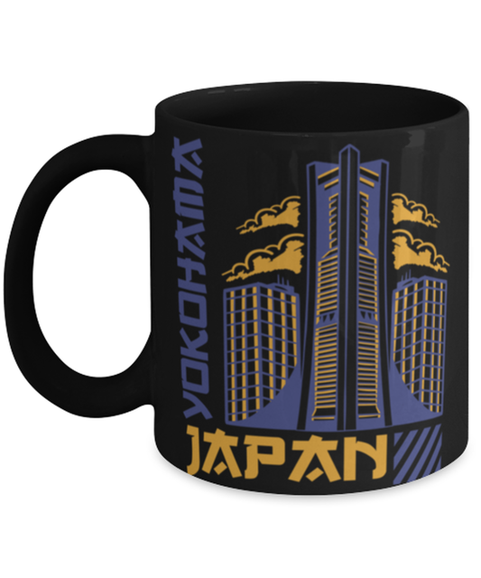 Yokohama, black Coffee Mug, Coffee Cup 11oz. Model 60082