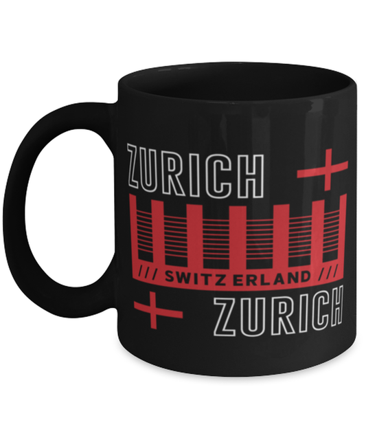 Zurich, black Coffee Mug, Coffee Cup 11oz. Model 60082