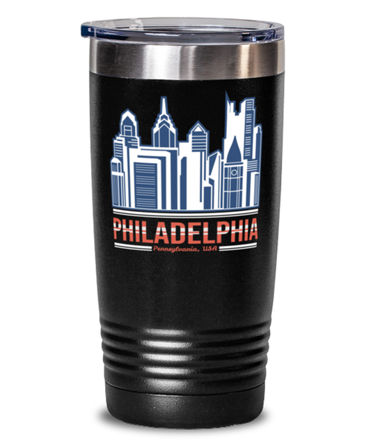 Philadelphia, black Tumbler 20oz. Model 60082