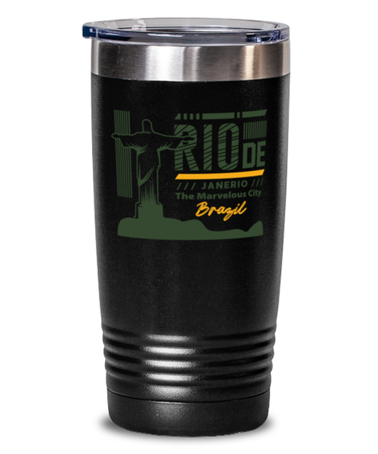 Rio de Janerio, black Tumbler 20oz. Model 60082