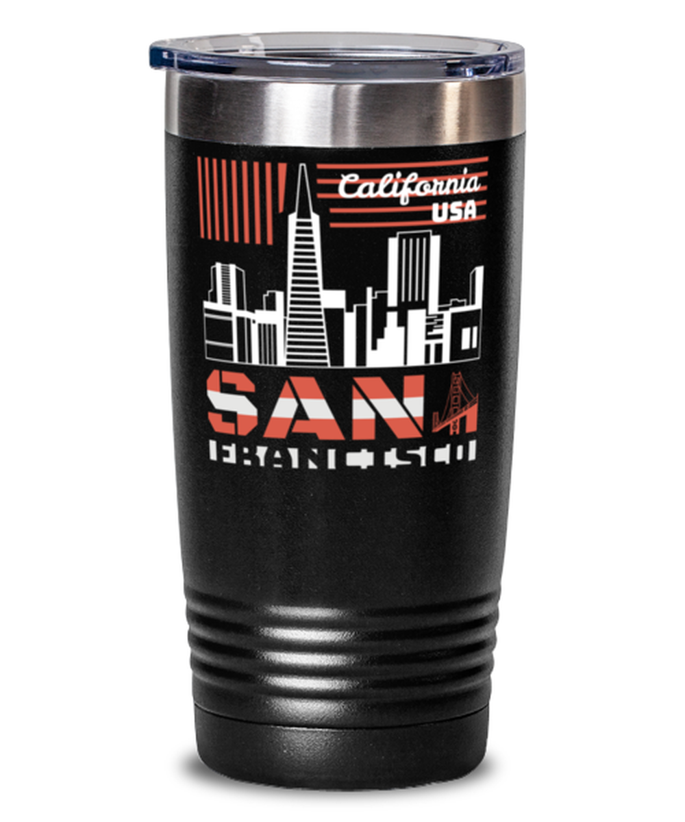 San Francisco, black Tumbler 20oz. Model 60082