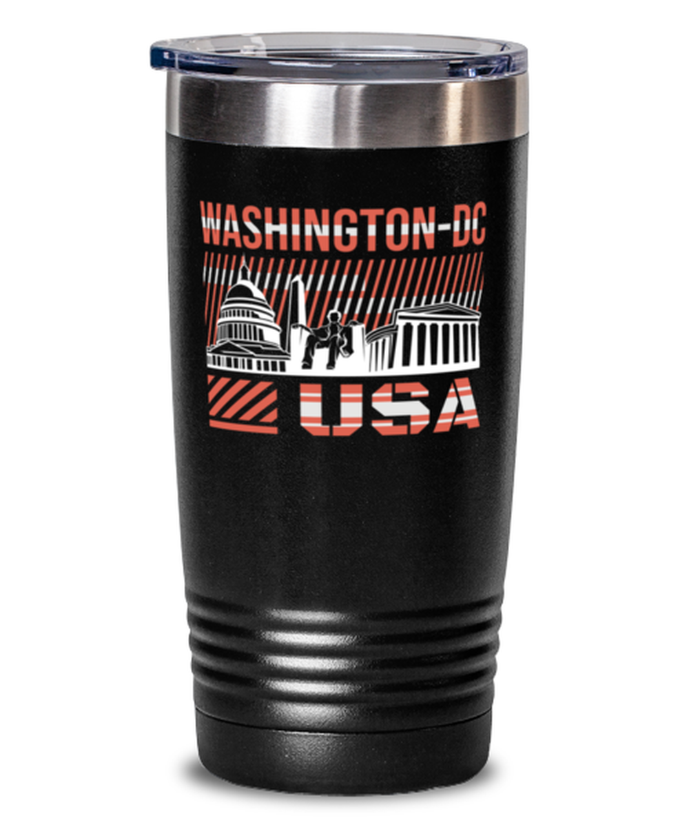 Washington DC, black Tumbler 20oz. Model 60082