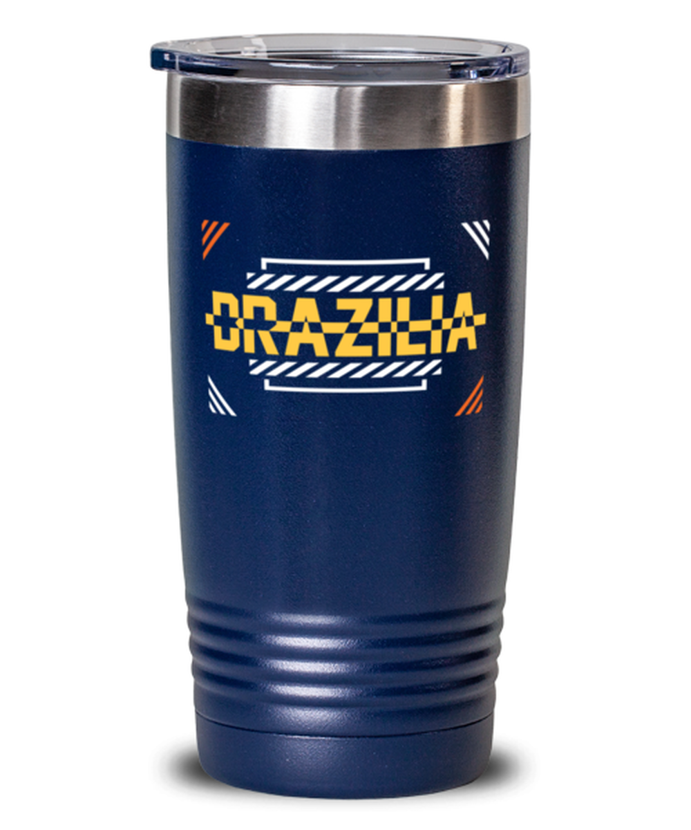 Brazilia, blue Tumbler 20oz. Model 60082