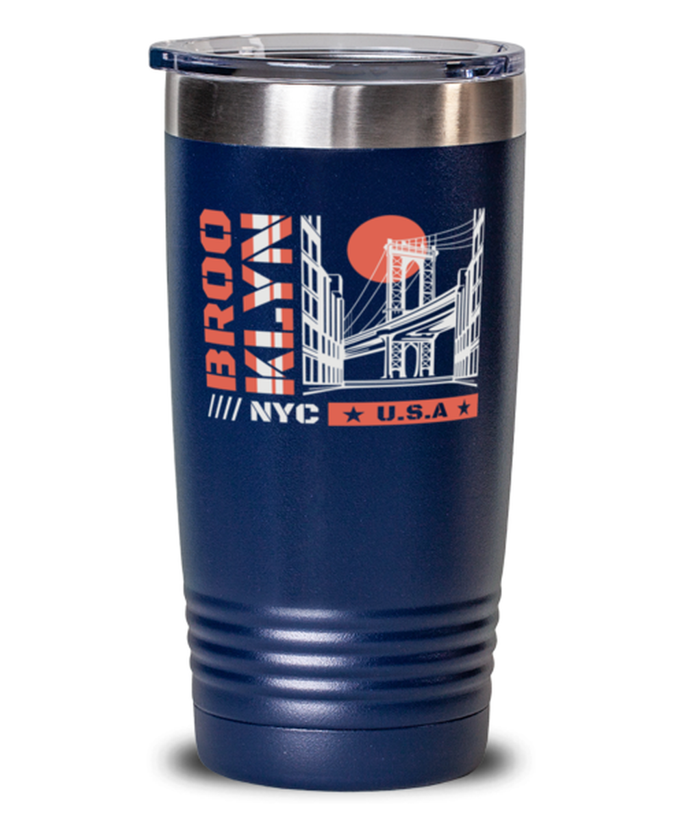 Brooklyn, blue Tumbler 20oz. Model 60082